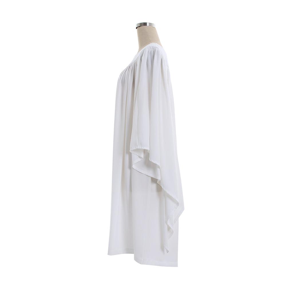 Traditional Women Church ALB White Vestments Chasuble Catholic Priests Clergy Surplice Costume