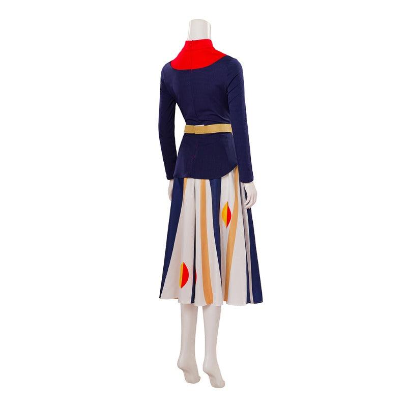 Franny Robinson Cosplay Costume - Long Sleeve Midi Dress for Women