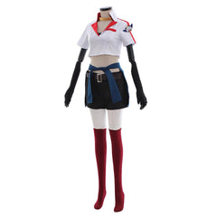 LOL Sivir Pizza Delivery Cosplay Costume for Women | Crop Top, Shorts & Hat Full Set