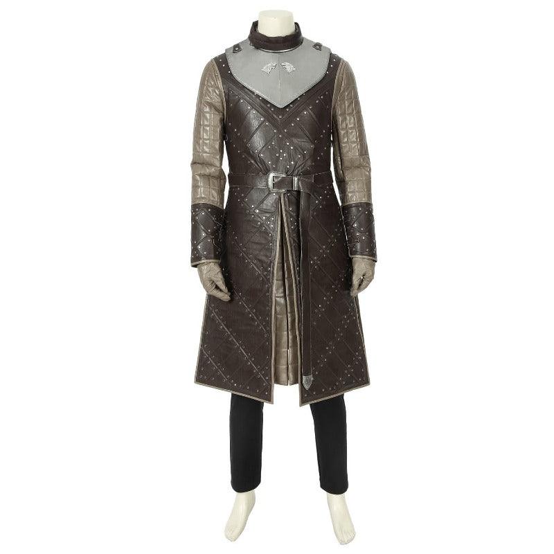 Game of Thrones Season 8 Jon Snow Cosplay Costume for Halloween & Events