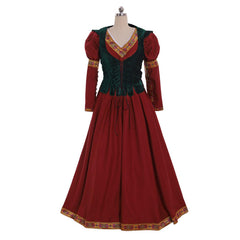 Renaissance Victorian Court Royal Princess Corset Dress Suit Medieval Tudor Queen Tea Party Ball Gown