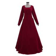 Ladies Gothic Victorian Red Dress | Renaissance Victorian Elegant Prom Dress for Halloween Party