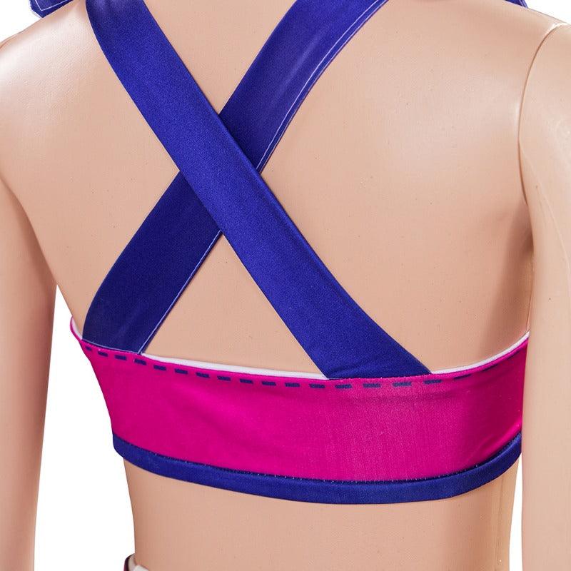 Juliet Starling Cosplay Costume - Lollipop Chainsaw Sexy Top and Skirt Set for Women and Girls