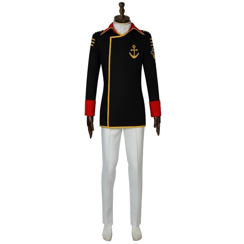 Space Battleship Yamato Juzo Okita Cosplay Costume Halloween Uniform Outfit