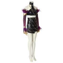 KDA Evelynn Cosplay Costume Set - Sexy LOL KDA Evelynn Top & Skirt for Halloween