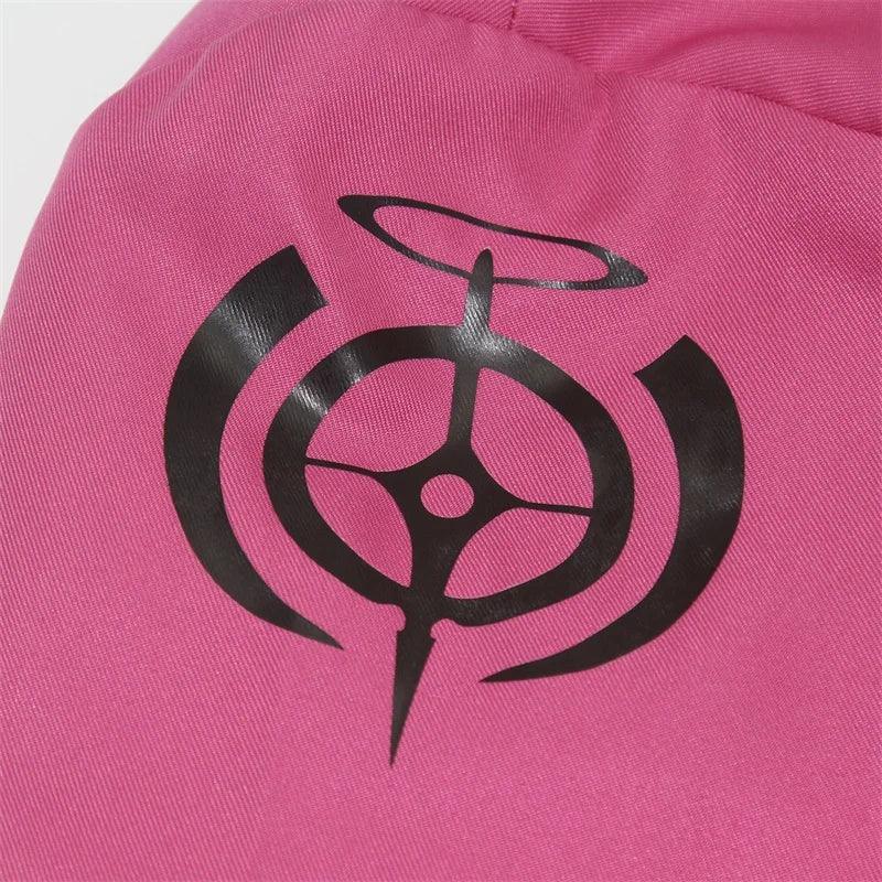 Game Danganronpa Miu Iruma Cosplay Costume Women Pink School Uniform Halloween Top Skirt Bow Full Set