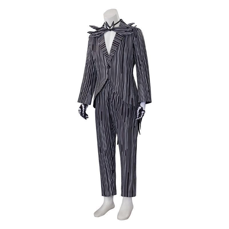 Jack Skellington Halloween Town Cosplay Costume Outfit for Halloween Carnival