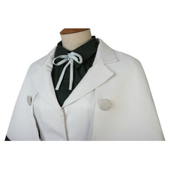 Yonebayashi Saiko Cosplay Costume White Trench Suit & Blue Wig - Tokyo Ghoul Anime Role Play