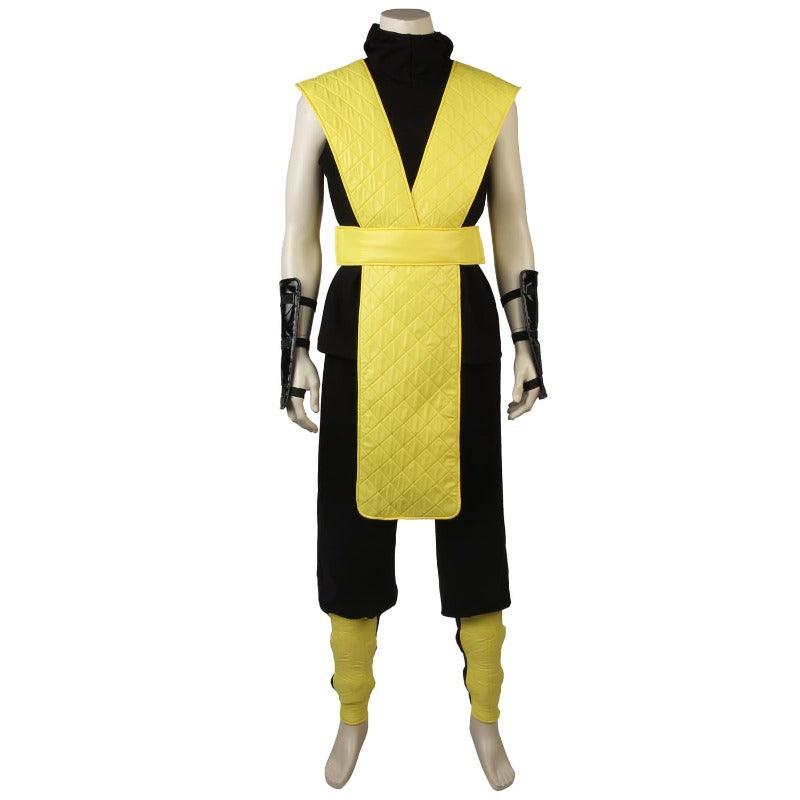 Mortal Kombat X Scorpion Cosplay Costume Full Set Halloween Custom Made