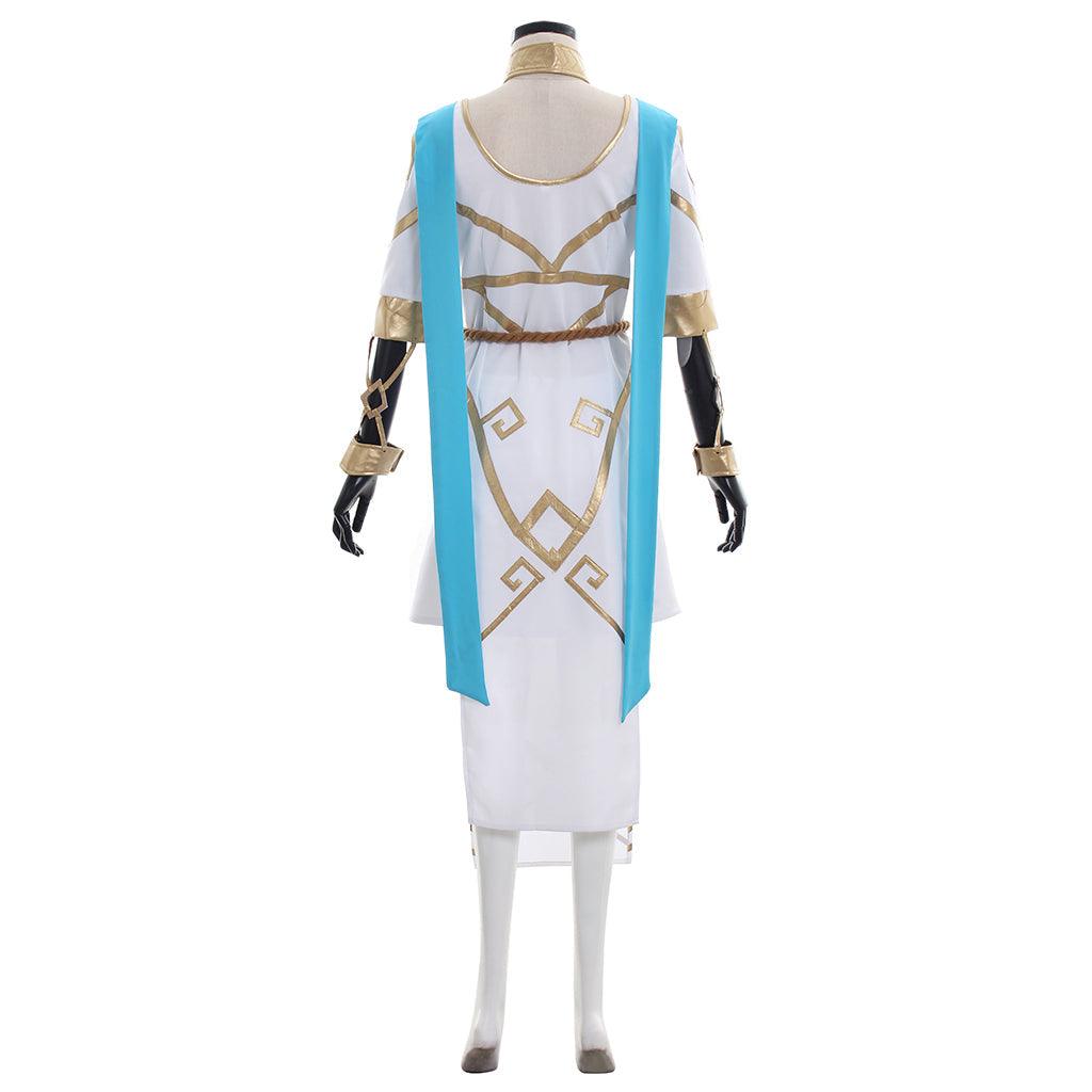 Overwatch Mercy Victory Cosplay Costume Angela Ziegler Summer Games Skin Outfit Full Set