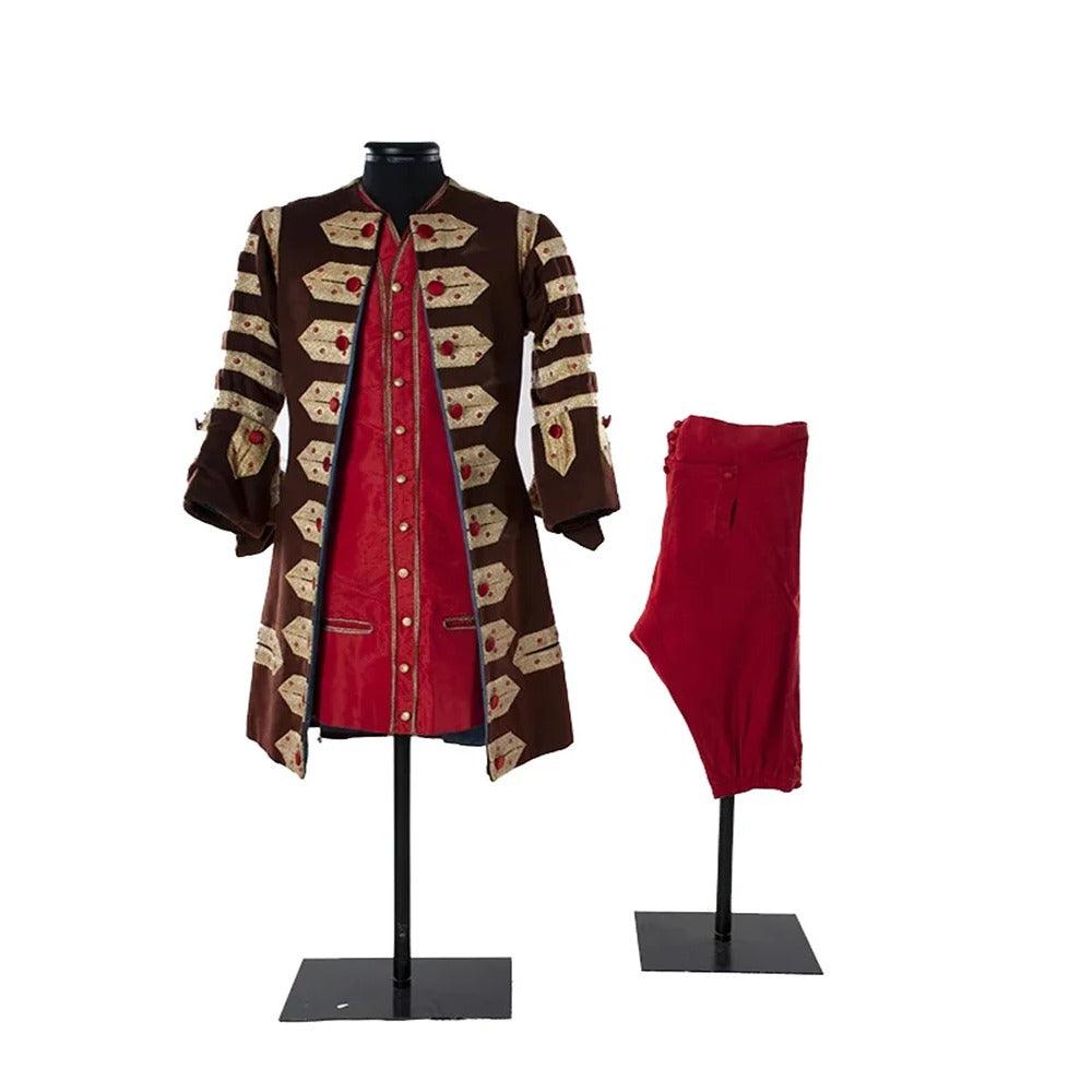 Tudor Regency Noble Gentleman Suit - 1720s Royal Court Medieval Victorian Prince Uniform | Coscosmos