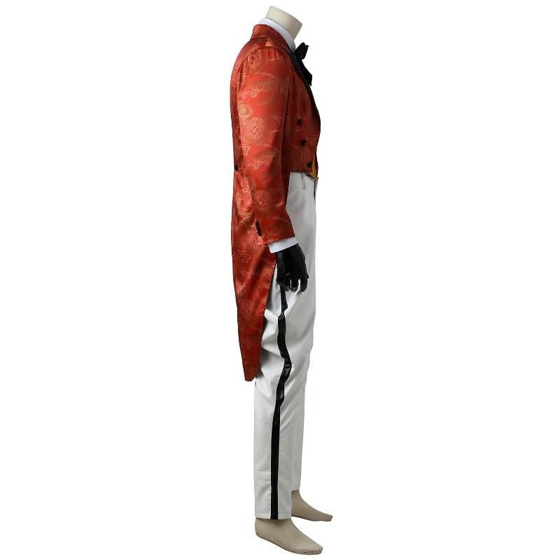 Jerome Cosplay Red Jacket & Orange Vest Suit for Halloween & Festivals