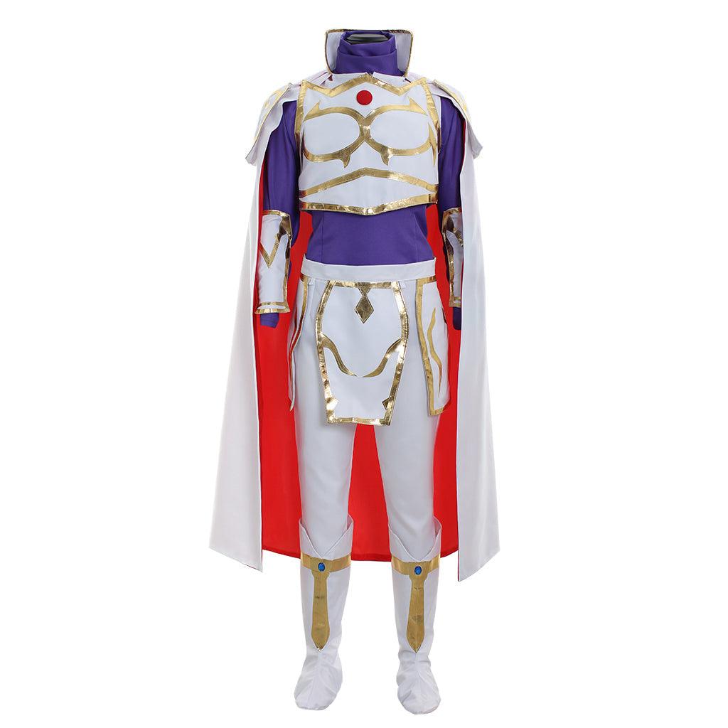 Fire Emblem Awakening Leif Cosplay Costume – Fancy Battle Uniform with Cloak