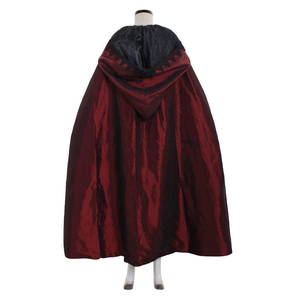 Victorian Red Cloak Halloween Cosplay Costume