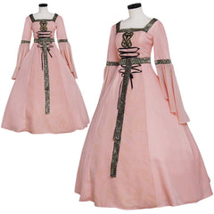 Pink Medieval Renaissance TUDOR Wedding Ball Gown Dress Costume