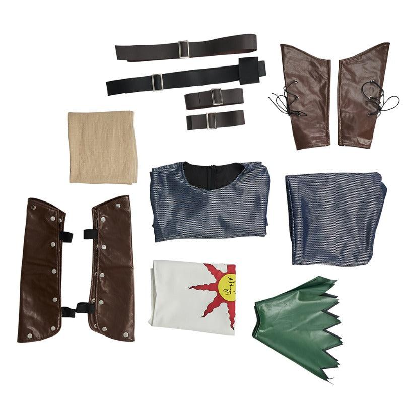 Solaire Costume Deluxe Sun Warrior Cosplay Suit | Custom Made Coscomos Outfit