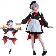 Genshin Impact Noelle Cosplay Costume Game Cosplay Maid Costume for Women Lolita Dress Girl Jk Uniform With Hat Outfit