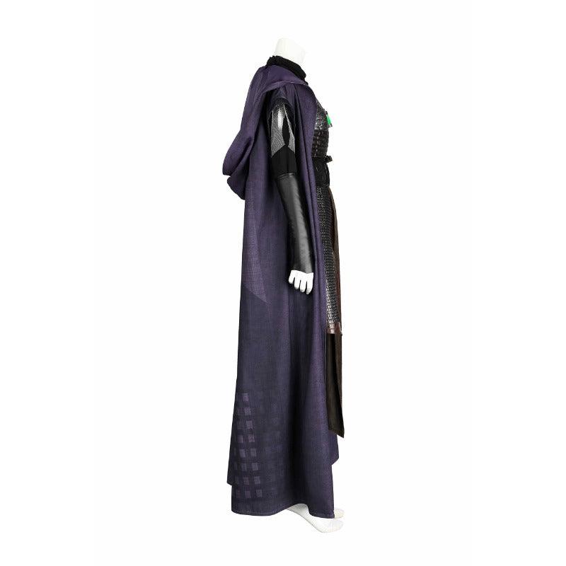 Mae Assassin Cosplay Costume Hooded Cloak Dress Full Set for Women - Halloween & Carnival