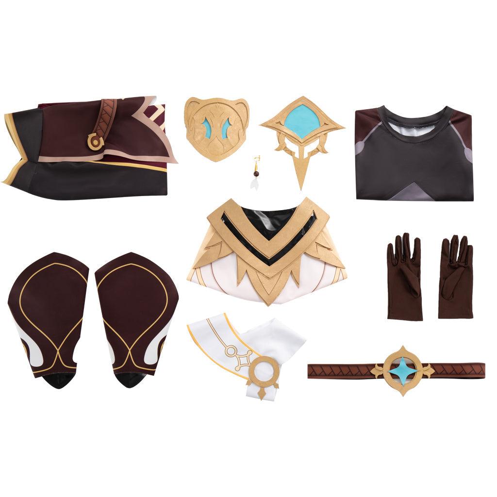 Genshin Impact - Traveler (Aether) Cosplay Costume | Anime-Inspired