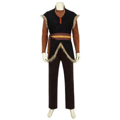 Frozen 2 Kristoff Men's Cosplay Costume Halloween Outfit with Accessories