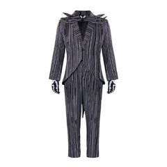 Jack Skellington Halloween Town Cosplay Costume Outfit for Halloween Carnival