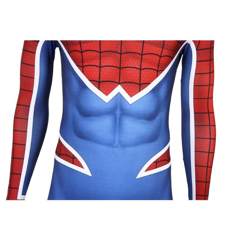 Punk-Rock Spidey Cosplay Costume Hobart Brown Spider-Man Suit for Fans