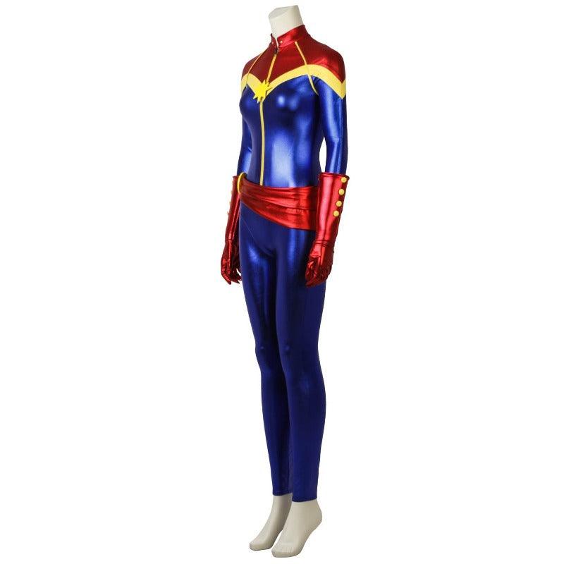 Superhero Captain Marvel Kids Cosplay Costume - Avengers Bodysuit Jumpsuit for Halloween