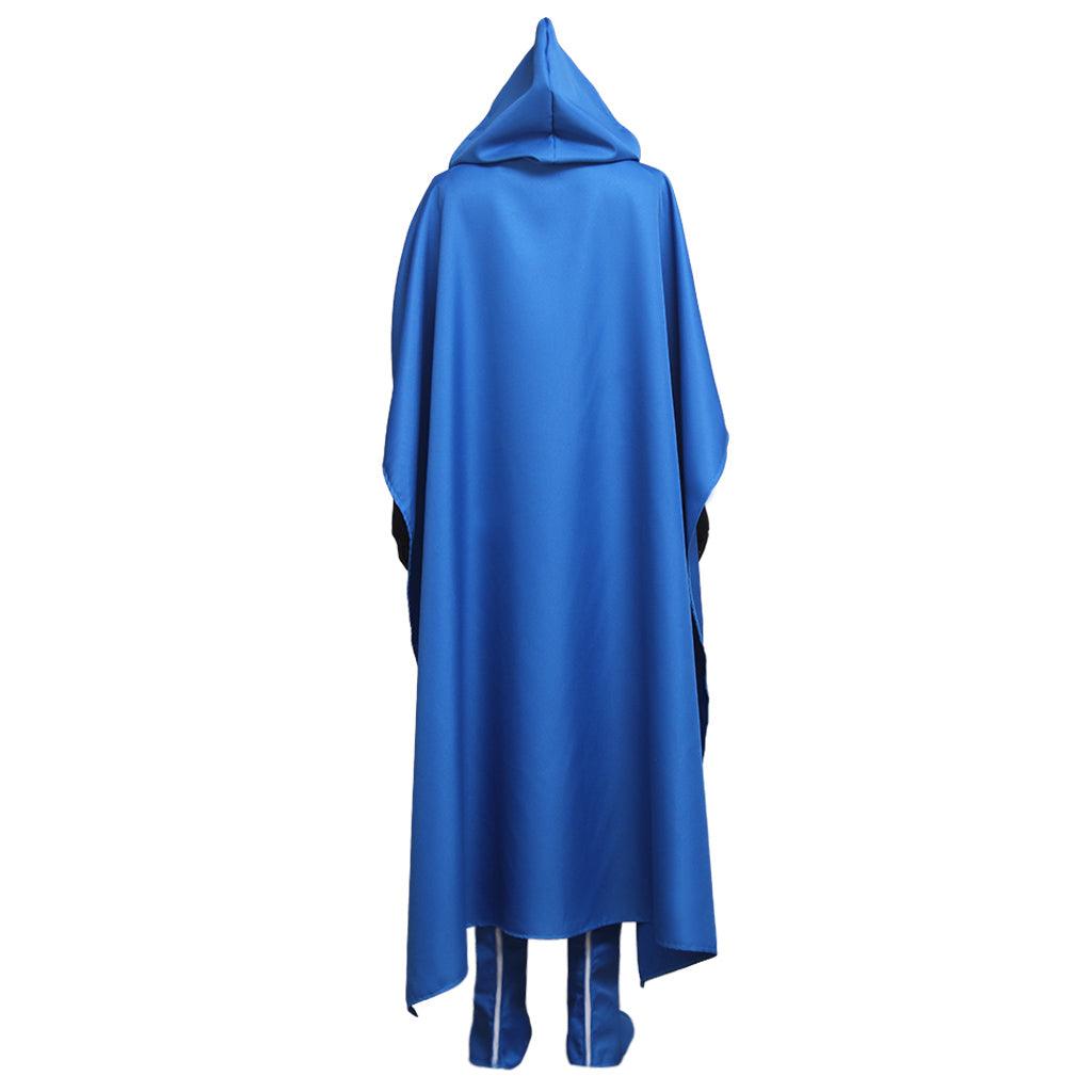 Teen Titans Raven Cosplay Costume - Superhero Comic Halloween Cape & Unitard Outfit Blue