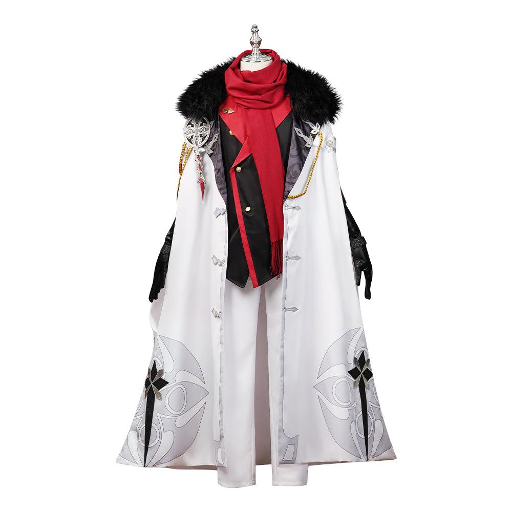 Genshin Impact Fatui Cloak Pierr Pantalone Tartaglia Costume Harlequin Doctor Sandrone Columbina Regretor Cape