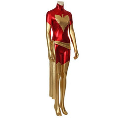 Jean Grey Dark Phoenix Red Spandex Cosplay Costume - X-Men Series