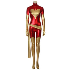 Jean Grey Dark Phoenix Red Spandex Cosplay Costume - X-Men Series