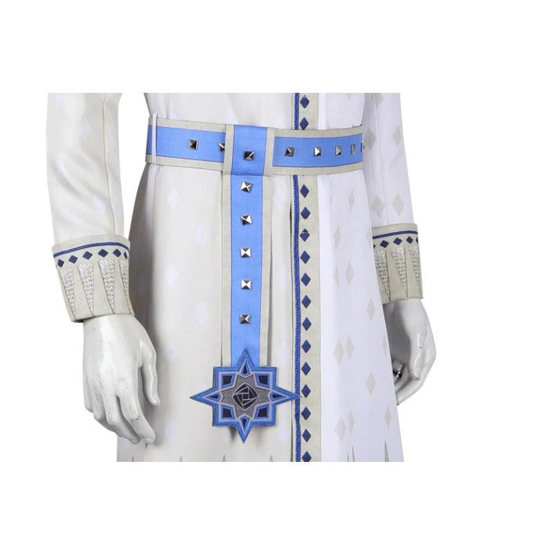 King Magnifico Costume for Men - Rosas Cosplay Cloak, Robe & Belt for Halloween Party