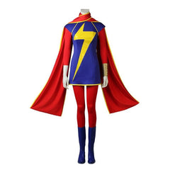 Kamala Khan Cosplay Costume - Women's Jumpsuit & Cloak for Halloween and Parties