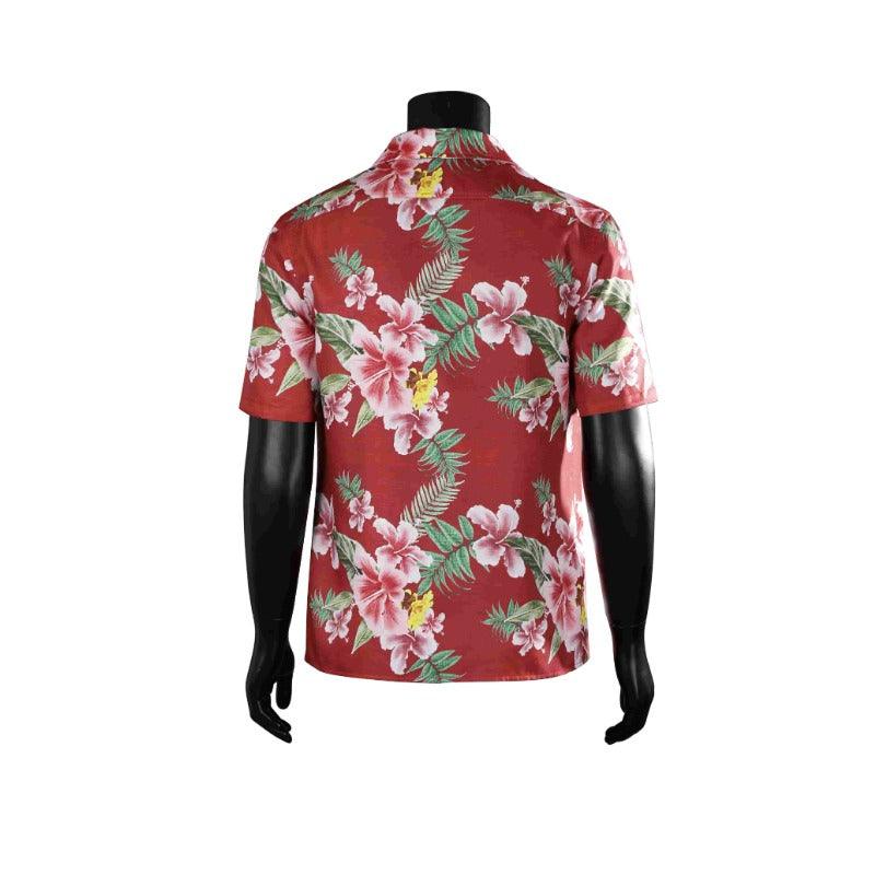 Kasuga Ichiban Shirt Cosplay Costume - Short Sleeve Game-Inspired Beach Shirt for Men