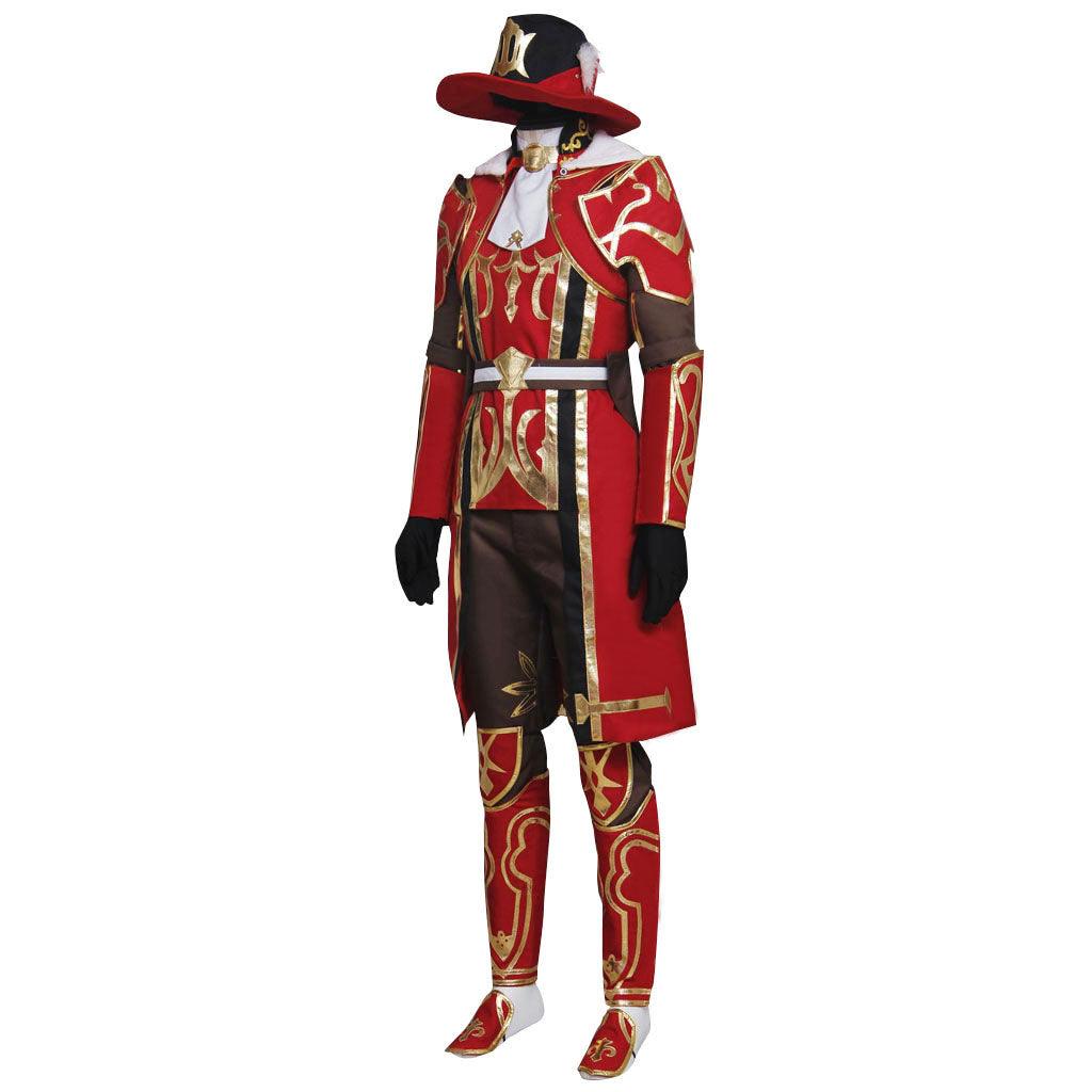 Final Fantasy XI Red Mage Cosplay Costume Suit | Game Cosplay Series