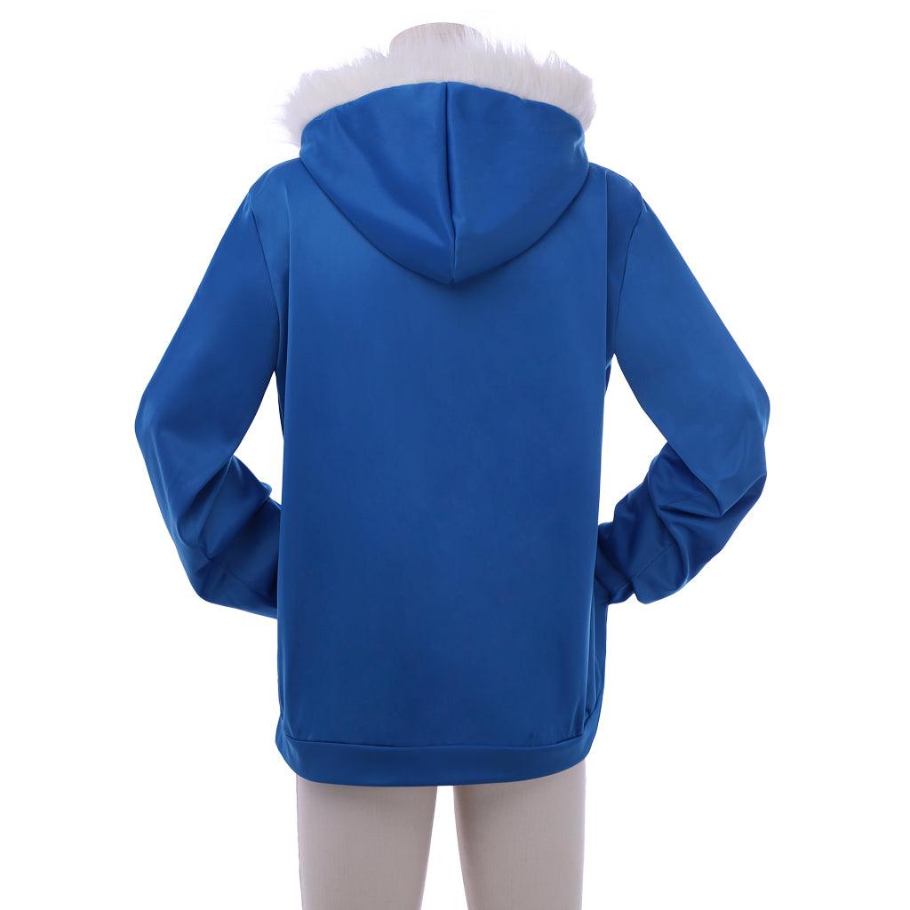 Undertale Sans Cosplay Costume for Men – Blue Hoodie Game Cosplay Outfit