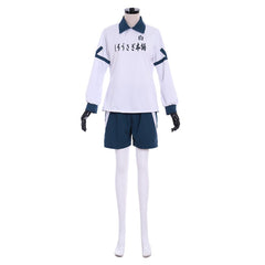 Inazuma Eleven Shirou Fubuki Cosplay Costume - White Love Academy Summer Soccer Uniform