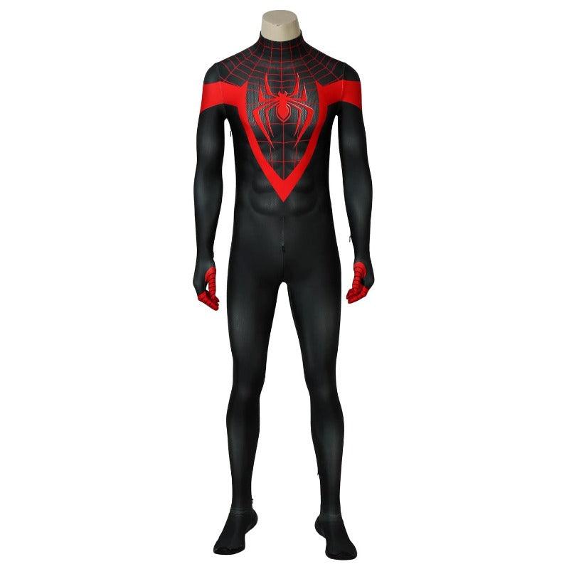 Miles Morales Spider-Man Cosplay Bodysuit 3D Spandex Jumpsuit Halloween Costume