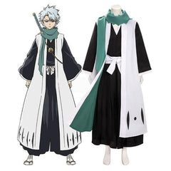 Toshiro Hitsugaya Cosplay Costume - 10th Captain Kimono Outfit for Halloween