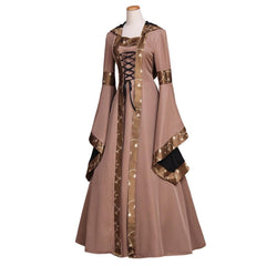 Medieval Retro Dress Scary Halloween Carnival Party Cosplay Costume Victorian Tudor Spanish Noble Dress Regency Dress