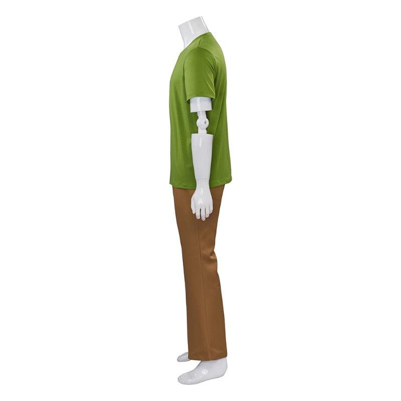 Shaggy Green Costume for Men – Halloween Cosplay Outfit with Shirt & Pants