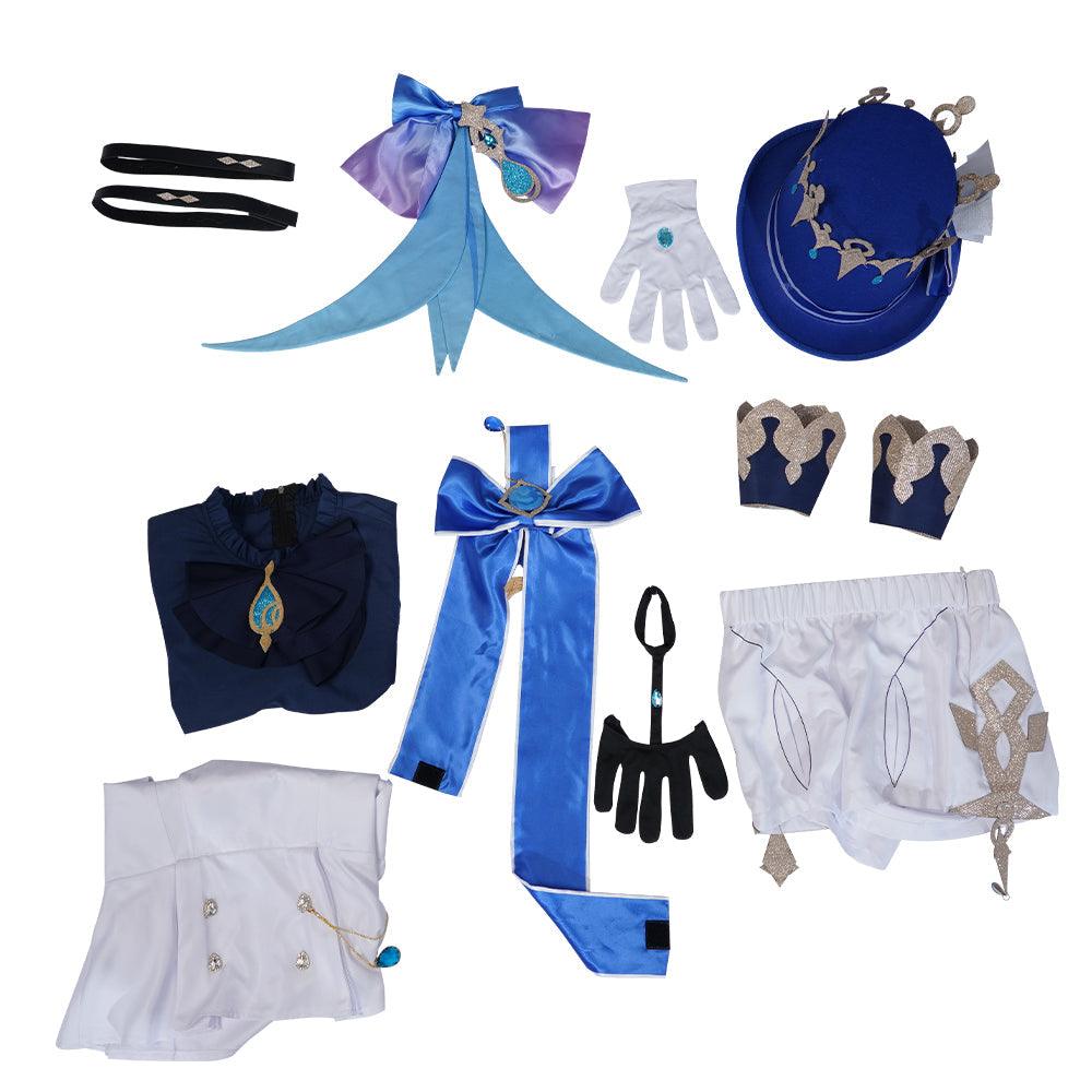 Genshin Impact Furina Costume - Hydro Archon Focalors Cosplay Outfit for Fans