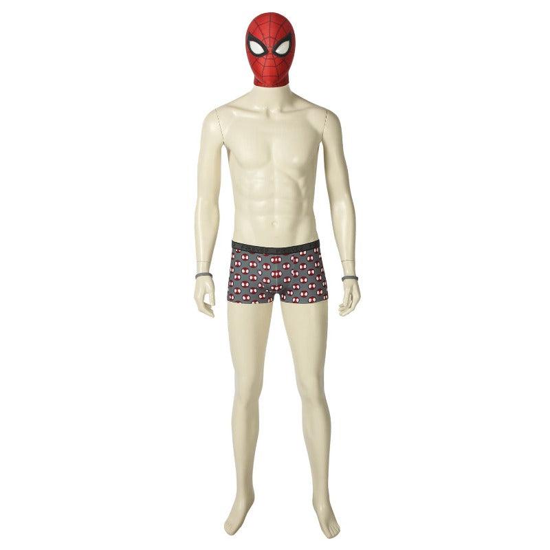 Spider-Man PS4 Peter Parker Cosplay Underpants Superhero Costume for Comic-Con and Halloween