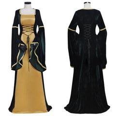 Medieval Roman Byzantine Gothic Aristocratic Dress Adult Ladies Renaissance Queen Victoria Princess Vintage Ball Gown