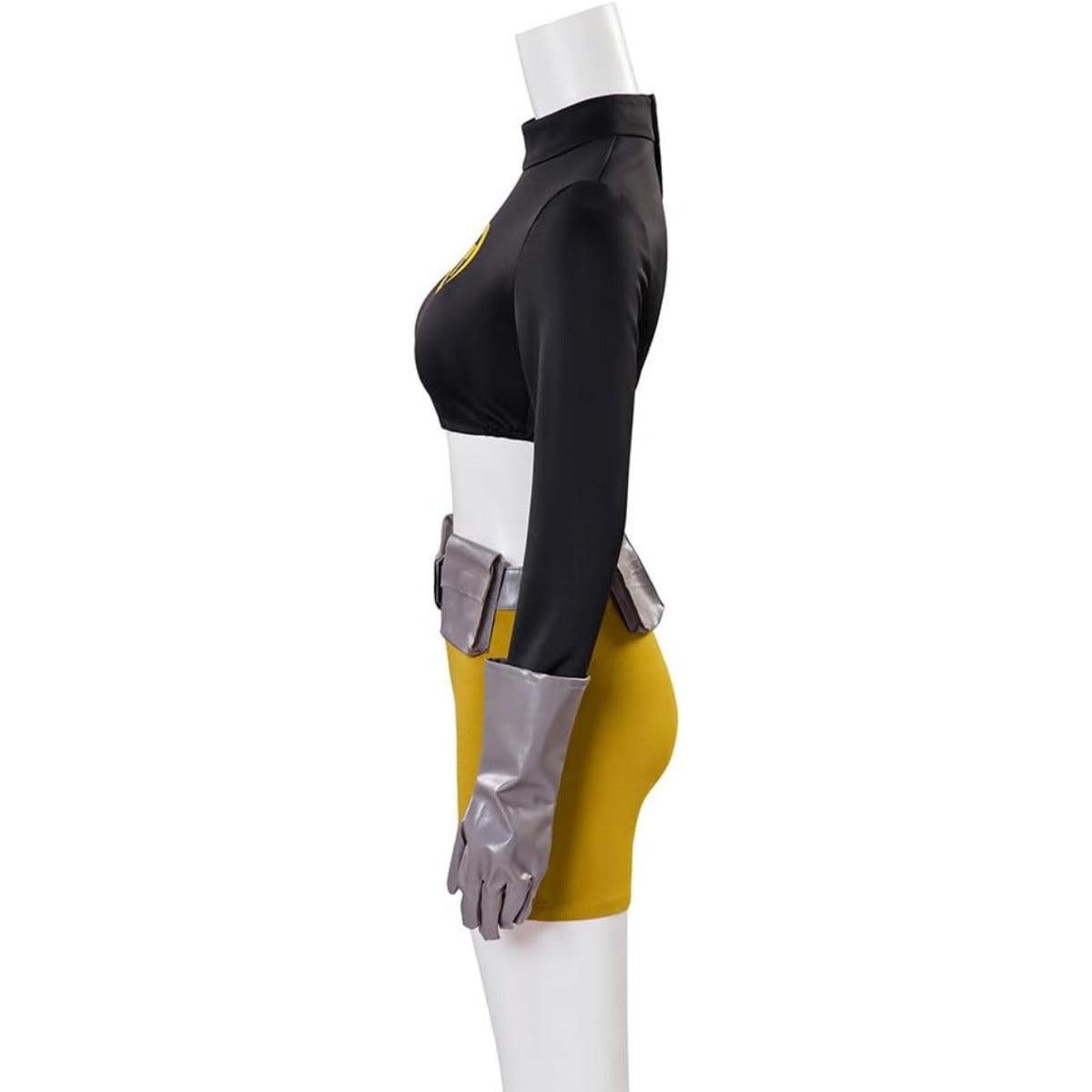 Women's Teen Cosplay Titan Costume Terra Cosplay Outfits Superhero Suit for Halloween