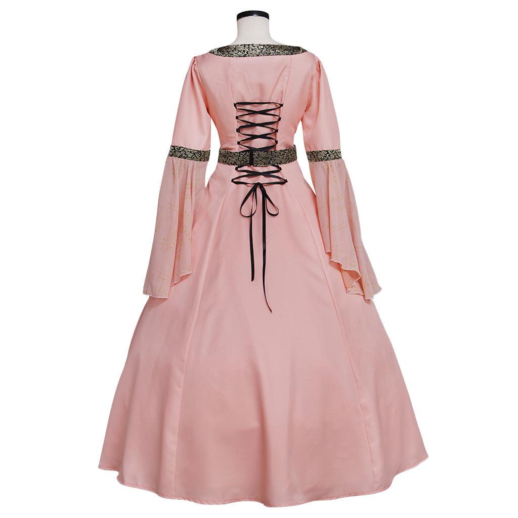 Pink Medieval Renaissance TUDOR Wedding Ball Gown Dress Costume