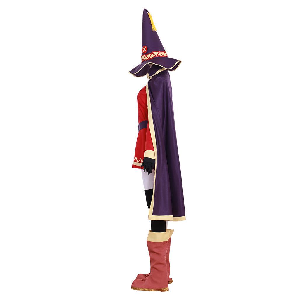 KonoSuba Megumin Arch Wizard Witch Red Halloween Cosplay Costume