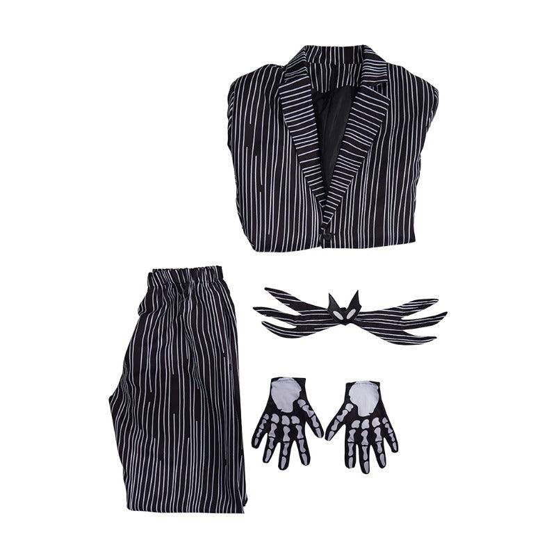 Jack Skellington Halloween Town Cosplay Costume Outfit for Halloween Carnival