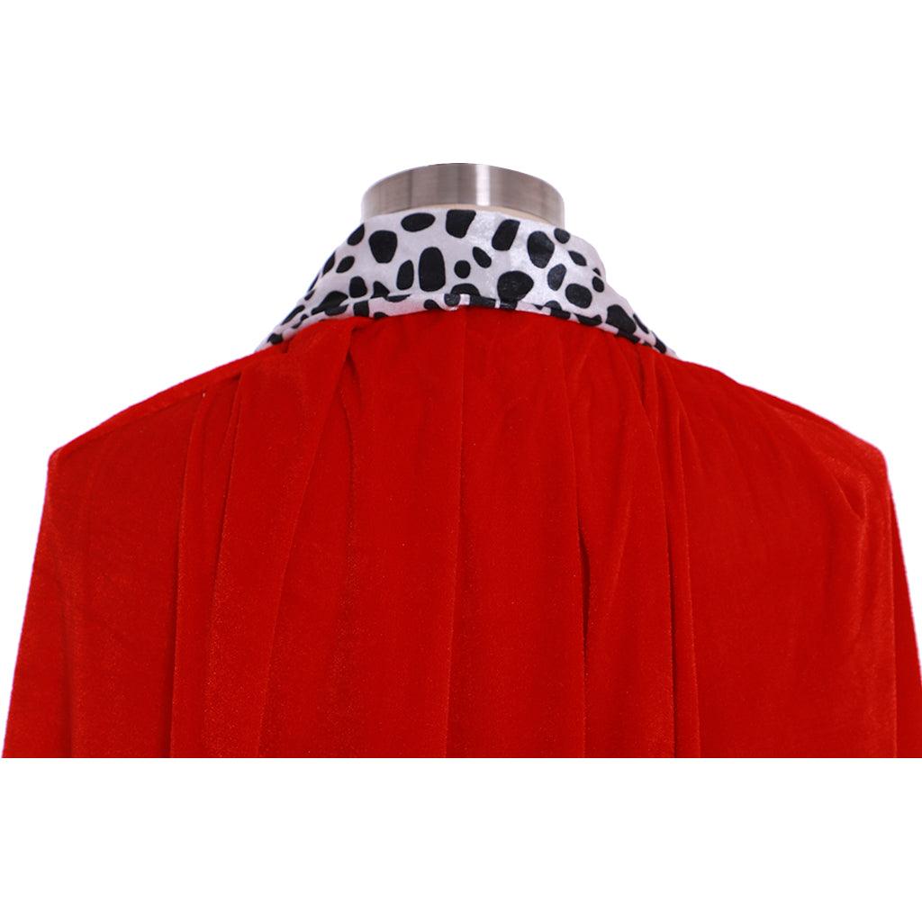 Regal King Red Velvet Cloak Costume for Adults | Perfect for Halloween, Christmas, and Carnival Parties