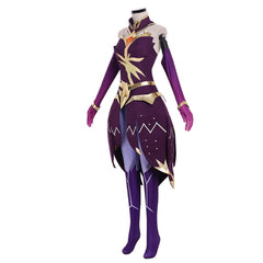 Luxanna Crownguard Cosplay Costume | The Lady of Luminosity Battle Uniform from Coscomos